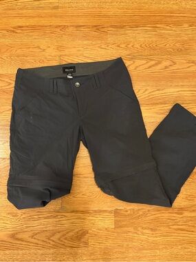 Marmot Women’s Daty Grey Convertible Cargo Trail Pants Size 8